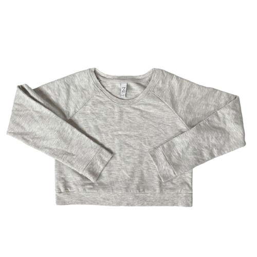 NEW Zella Girl Gray Sweatshirt Girls Size Small Crewneck