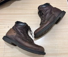 Red Wing 606 Made In USA Leather Work Boots Brown Size 13 EE