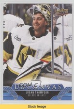2023-24 Upper Deck Series 2 UD Canvas Logan Thompson #C203 READ 1s8j