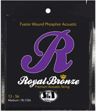 Royal Bronze Phosphor Acoustic Guitar Strings (S.I.T.), Medium 13-56, RL1356