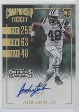 2016 Panini Contenders Championship Ticket 15/99 Jordan Jenkins #184 Auto tt7