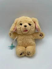 Little Live Pets Cozy Dozy Charlie Puppy Dog Cuddly Soft Plush Animated Yellow