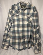 Howler Brothers Quintana Flannel Shirt Quilted Long Sleeve Green Plaid Medium