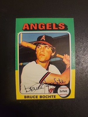 1975 Topps - Bruce Bochte #392 (RC) EX