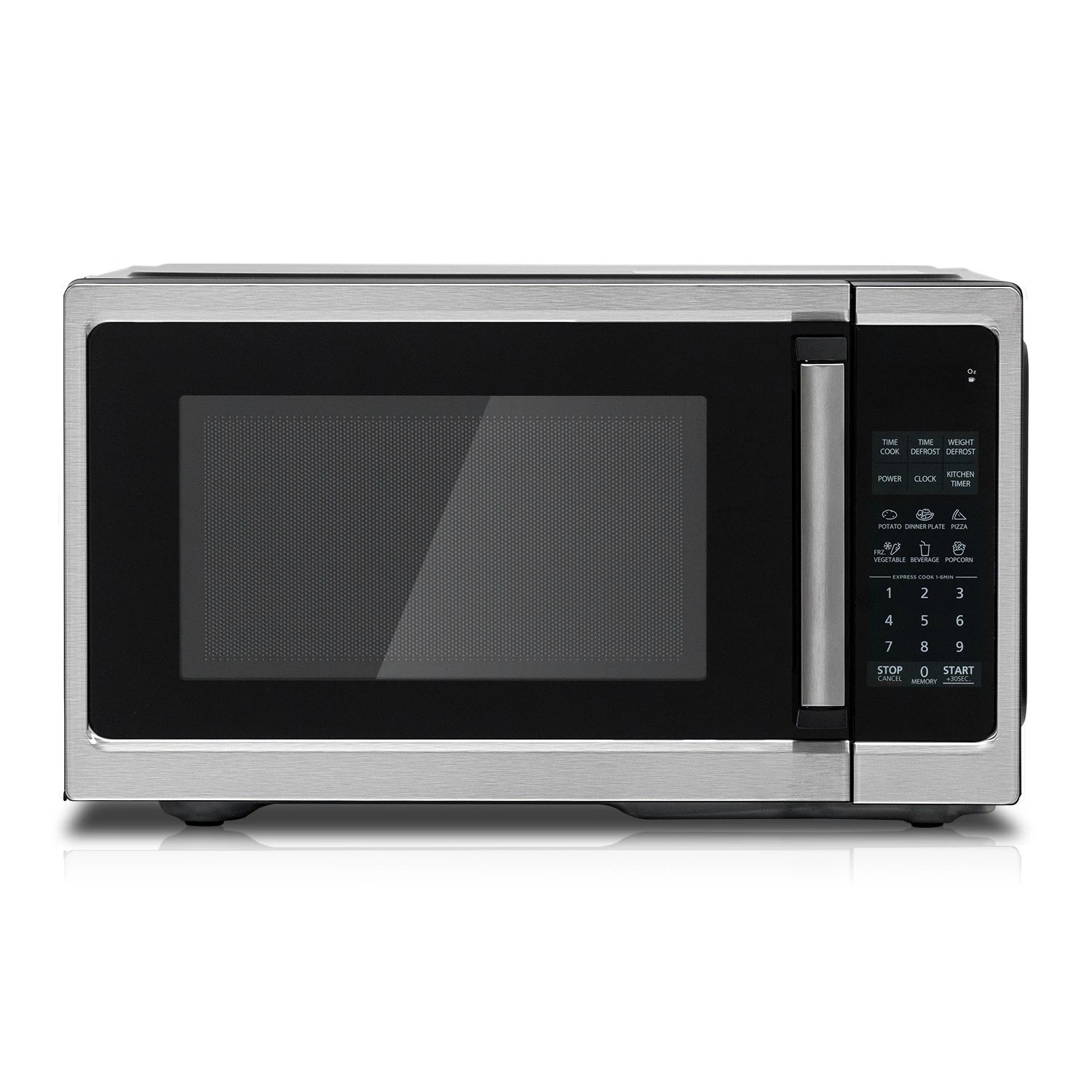 Smad 0.9 Cu Ft Compact Countertop Microwave Small Apartment Dorm RV Kitchen 900W