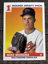 1991 Score - Mike Mussina #383 (RC)