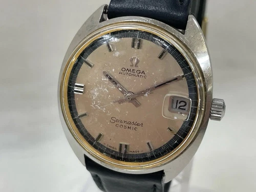 OMEGA Seamaster 166.023-T00L105 Men WristWatch Junk Antique For parts as is