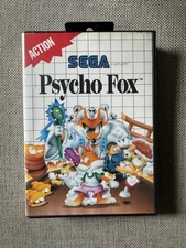 Master System PSYCHO FOX Boxed & Complete Sega PAL REGION FREE (Works in US)