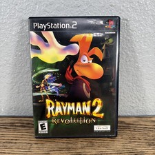 Rayman 2 Revolution PS2 Playstation 2 Black Label CIB Manual Registration Card