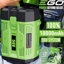 56V 10.0Ah For Genuine EGO BA5600T Power + 56V 12Ah Lithium Battery Replace