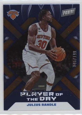 2022-23 Panini Player of the Day Orange 45/199 Julius Randle #28 6k8