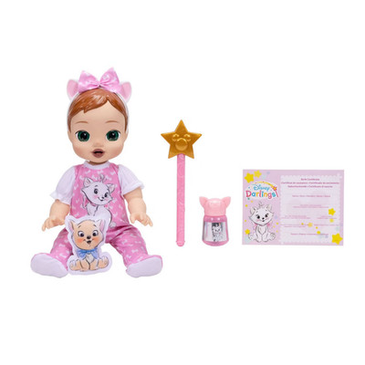 New Disney Darlings Deluxe Doll Marie Toy Girls Kids Gift Touch & Motion Wand