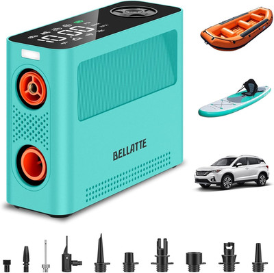 Electric Paddle Board Pump 150PSI - 4X Faster SUP Pump, Auto Air Compressor for