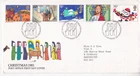 GB 1981 Christmas FDC Bureau cancel typed with enclosure VGC