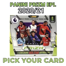 2020-21 Panini Prizm EPL Premier League Pick Your Player Card #1-300 BASE