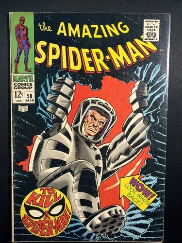 Amazing Spider-Man #58 1968 Marvel Comics Silver Age 1st Print VG