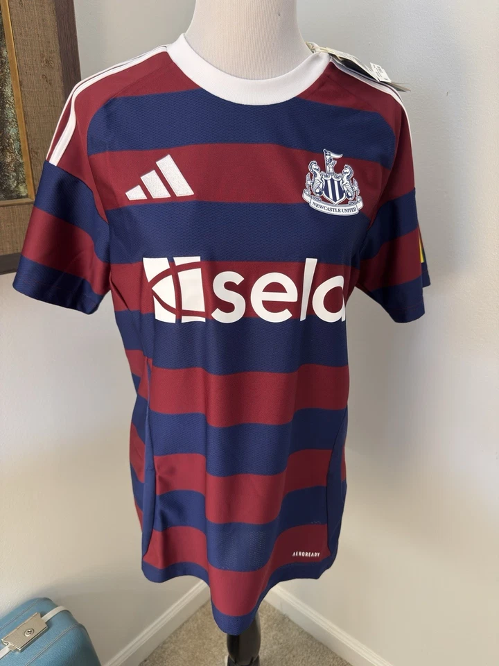 adidas 2024-25 Newcastle Men's Stadium Away Jersey - Image 2 of 4