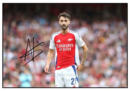 10899. Fabio Vieira Signed Pictures A4 Prints Arsenal FC Porto