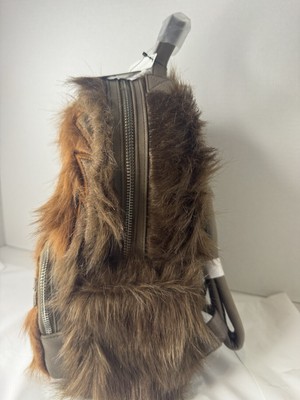 Rare Loungefly Chewbacca Faux Fur Mini Backpack - Brown s-l400.jpg main image 2