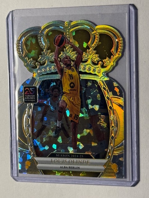 2024-25 Panini Crown Royale Euroleague, Louis Olinde Gold 04/10
