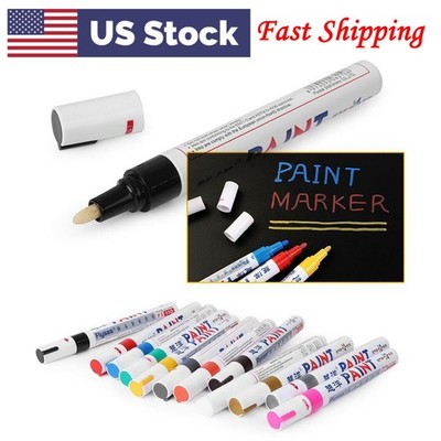 Car Waterproof Permanent Paint Marker Pen Tire Tread Rubber Metal Access