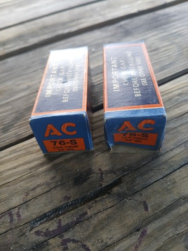 LOT 15 Spark Plug AC 76S 76-S Vintage 1920"s