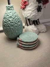 Homemade Coastal Nautical Rope Coaster