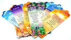 Female Names Cardboard Book Mark - 88 Different Glossy Designs - Page Mark