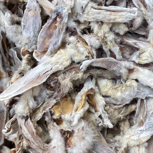 Rabbit Ears Hairy Dog Natural Treat Natural Wormer Pack Snack Dogs Chew