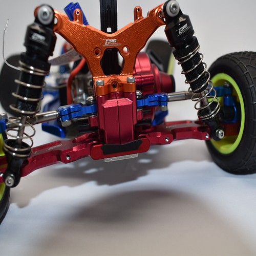 Aluminum Alloy Back Arm Code for LOSI 1/18 Mini-T 2.0 2WD Truck RTR RC Truck Car - Picture 3 of 13