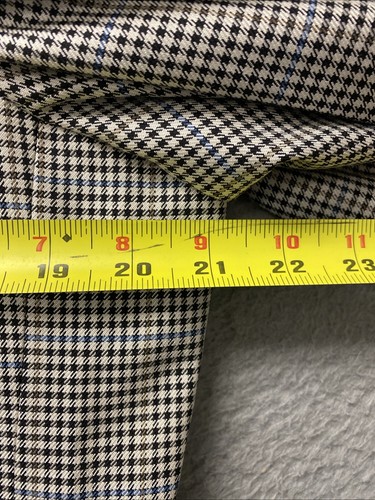 VTG Roundtree Yorke Men's Sport Coat Blazer Houndstooth 42 R Plaid Wool /71-54 - Picture 7 of 14
