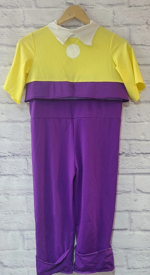 Fantasia infantil Disney Phineas e Ferb tamanho médio Ferb verde roxo amarelo - Imagem 2 de 4