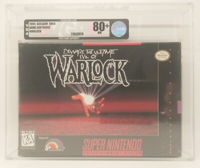 Warlock (Super Nintendo SNES) Brand New, Factory Sealed, VGA