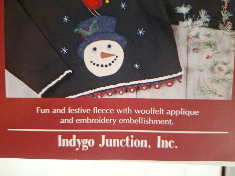 Embellishments For Sweatshirt IJ699 Craft Pattern Indygo Junction Woolfelt Grins - Image 3 of 4