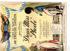 Dear Little Phoebe I leave my heart in an English Garden music sheet