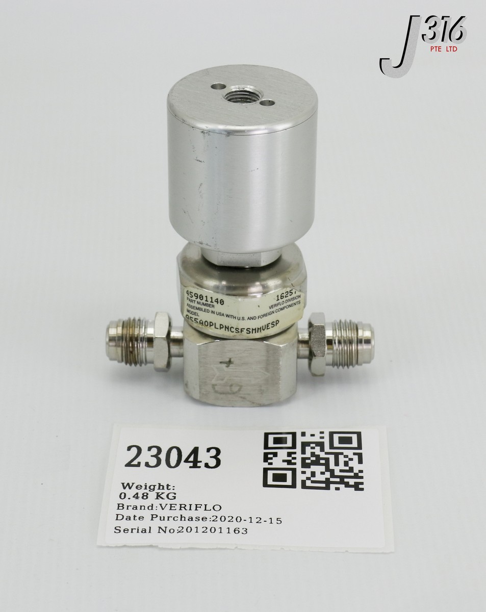 その他 white 23043 VERIFLO 2-WAY DIAPHRAGM VALVE, PN: 45901140