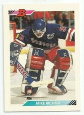 MIKE RICHTER 1992-93 BOWMAN CARD MINT CONDITION NEW YORK RANGERS