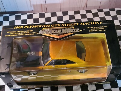 Ertl American Muscle 1969 Plymouth GTX Street Machine 1:18 Scale