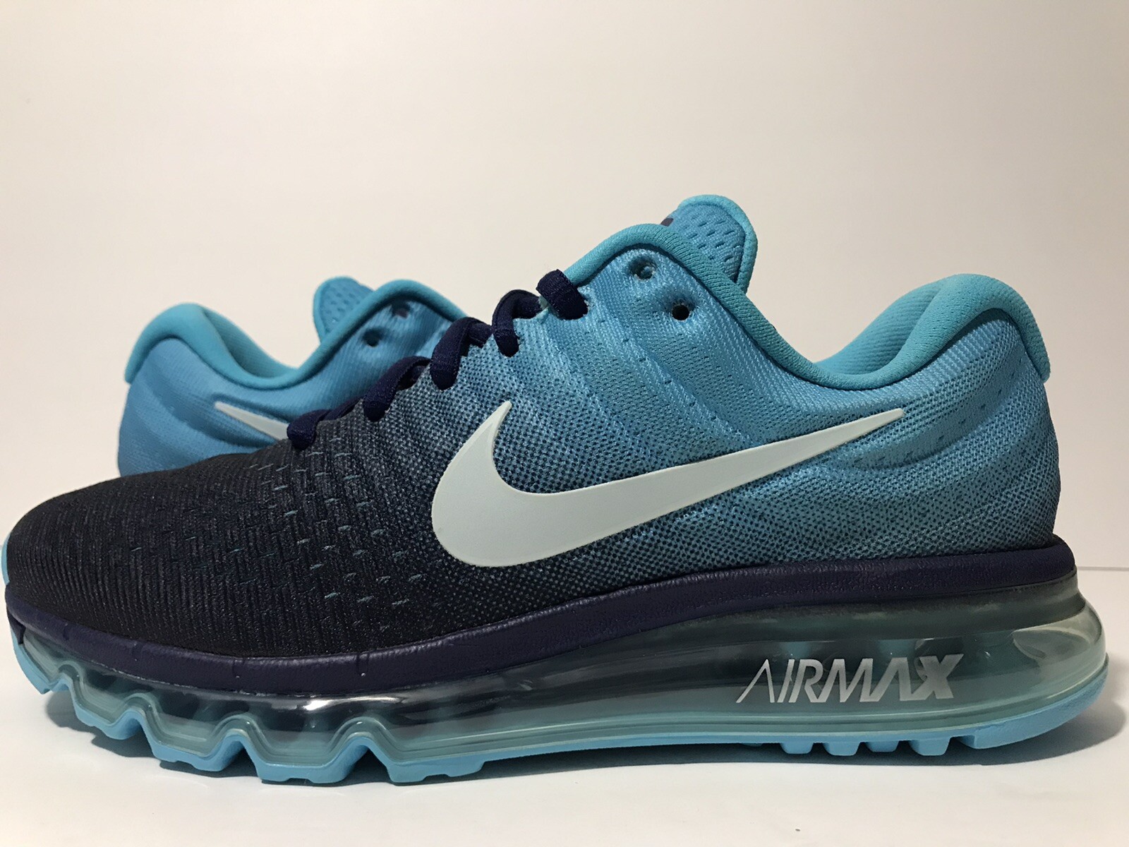 nike air max 2017 blue running shoes