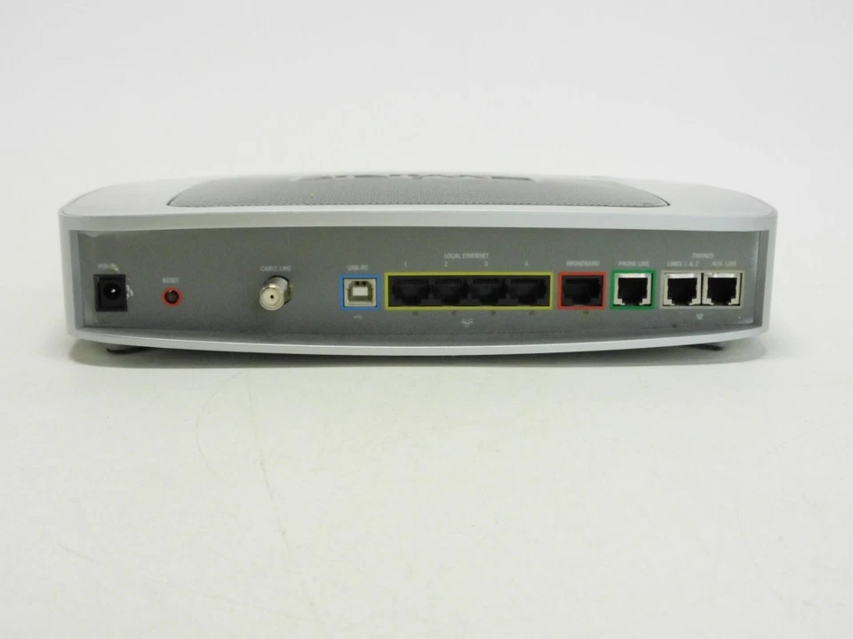 2Wire 3800HGV 4-Port 10/100 Wireless G Router Gateway - Image 3 of 4