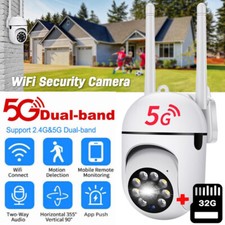Wireless Security Camera System 1080P HD Outdoor Home 5G Wifi Night Vision Cam
