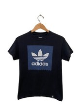Adidas Black T Shirt 100 Cotton Slim Fit Mens Size XS Good Condition