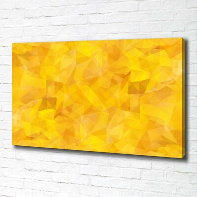 Leinwandbild Kunst-Druck 100x70 Bilder Kunst Abstrakte Dreiecke