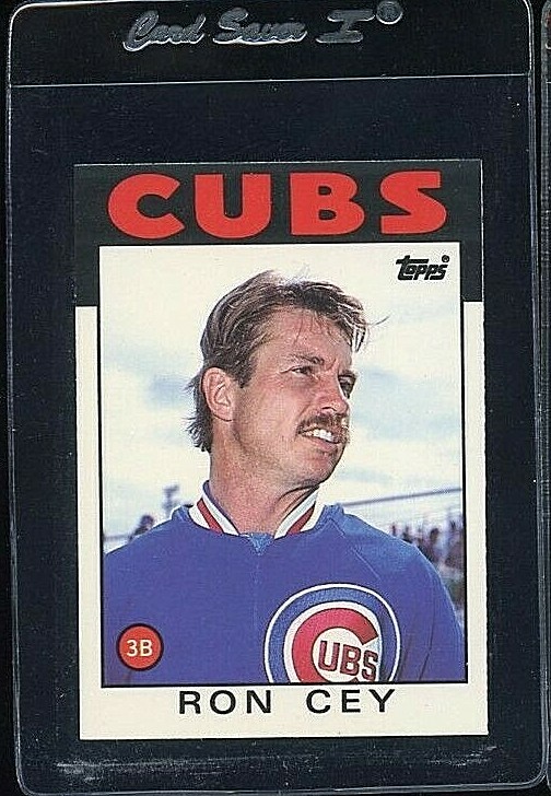 1986 TOPPS TIFFANY #669 RON CEY CHICAGO CUBS