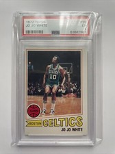 1977-78 TOPPS BASKETBALL #35 JO JO WHITE PSA 5 EXCELLENT - BOSTON CELTICS HOF