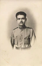 #20163 Greece 1920s. Gendarme. Artistic photo PC size RPPC.