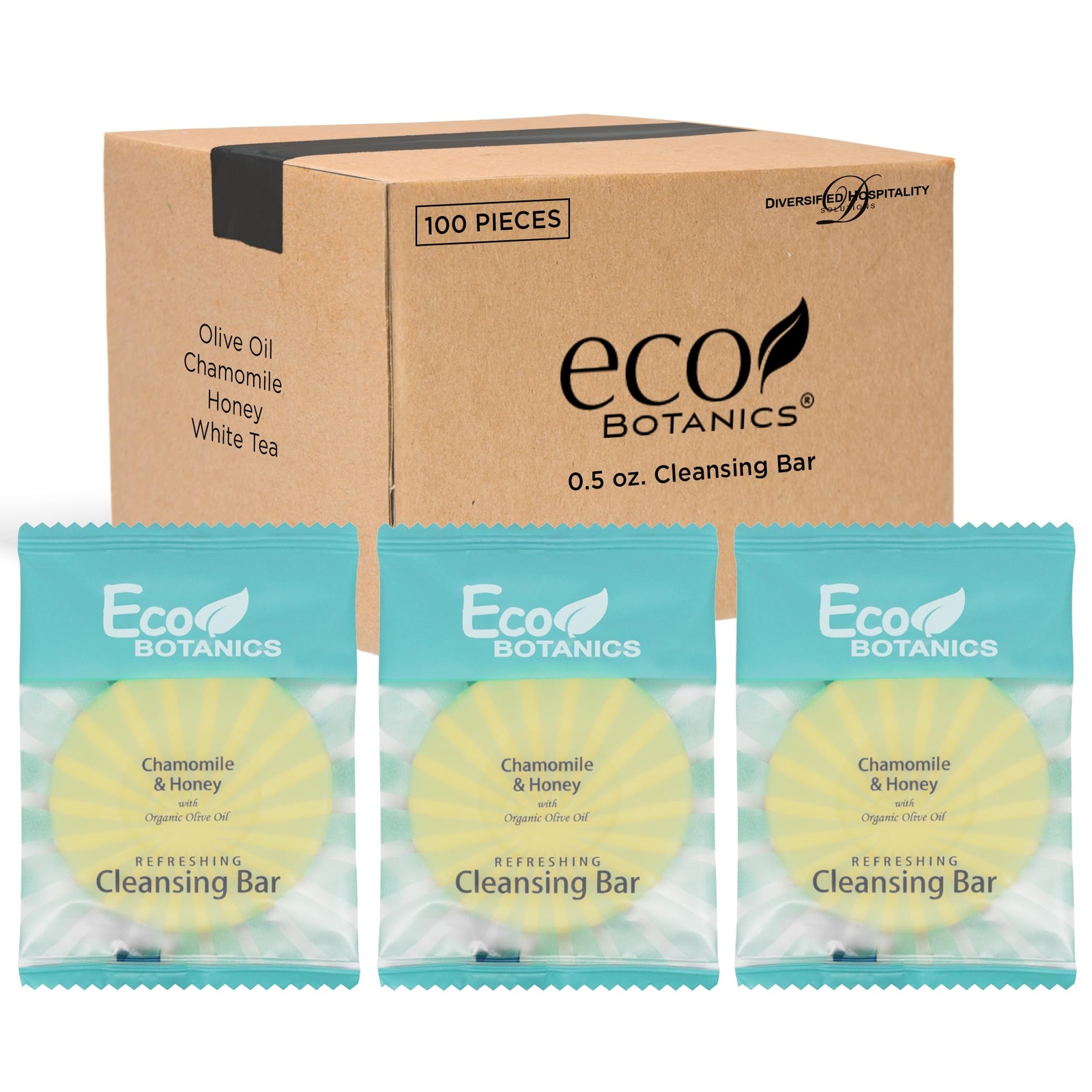 Travel-Size Hotel Cleansing Bar Soap 0.5 oz (Case of 100)