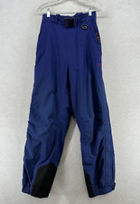 SLALOM SPORTS Snowpants Womens 10 Twill Ski Winter Blue HK Vintage