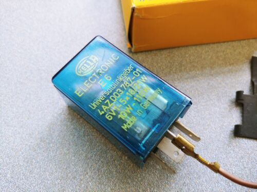 BRAND NEW GENUINE HELLA PORSCHE 356 6 VOLT ELECTRONIC TURN SIGNAL FLASHER UNIT - Picture 3 of 5