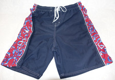 OP Sport Blue Red Swim Trunks Shorts Swimwear Mesh Lining Mens XL